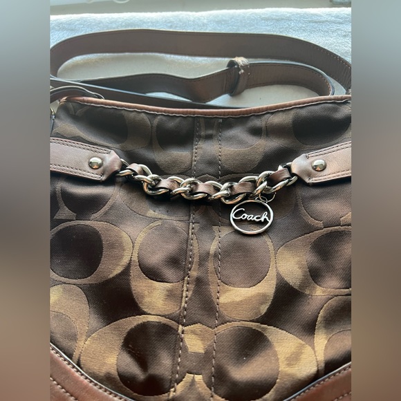 Coach Signature Duffle Shoulder Crossbody Purse - Picture 2 of 12